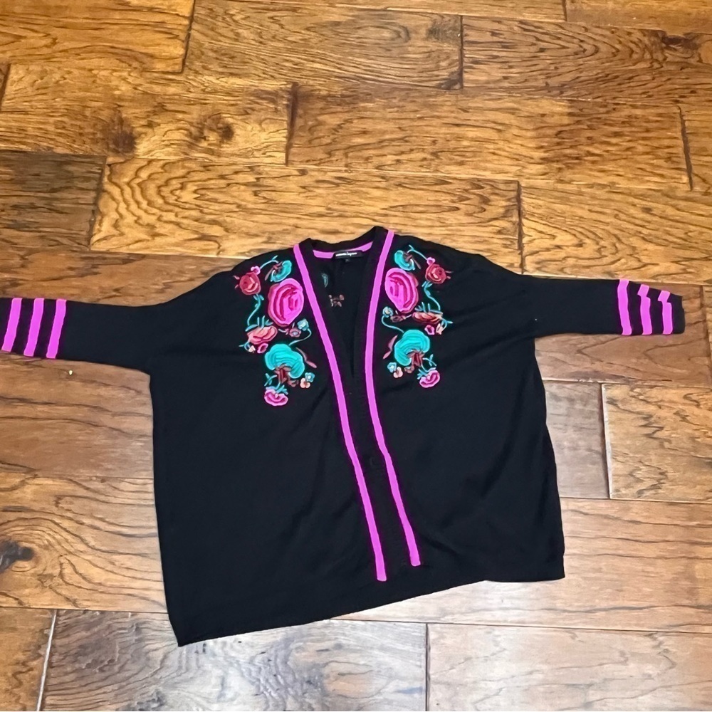 Nanette lepore‎ embroidered cardigan